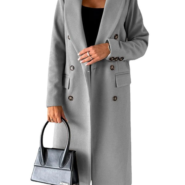 Elegante cappotto lungo - Lirvenia