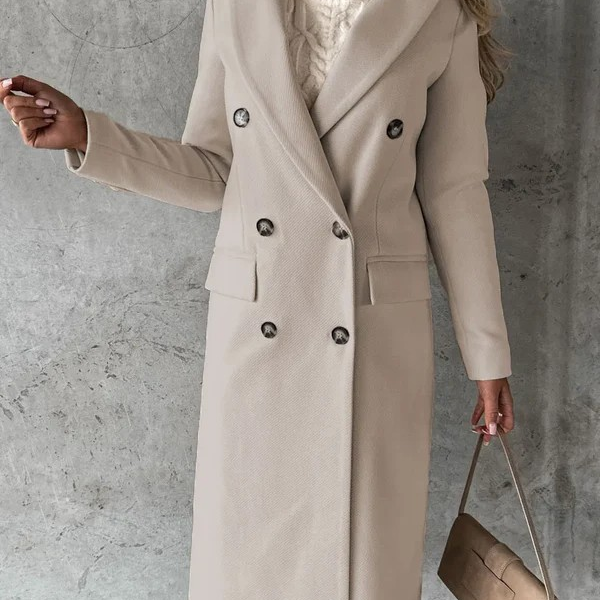 Elegante cappotto lungo - Lirvenia